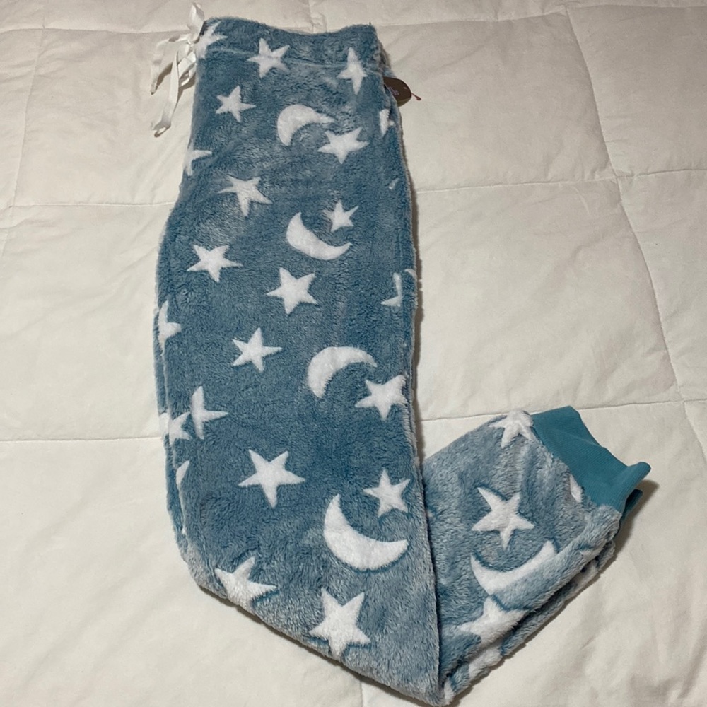 NWT Fuzzy plush pajama pants
